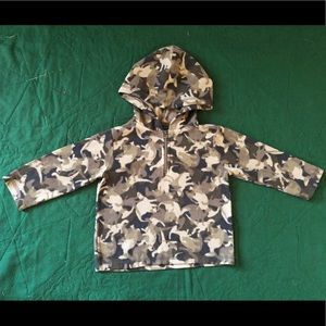 Boys Dino Camo Pull-over Sweater